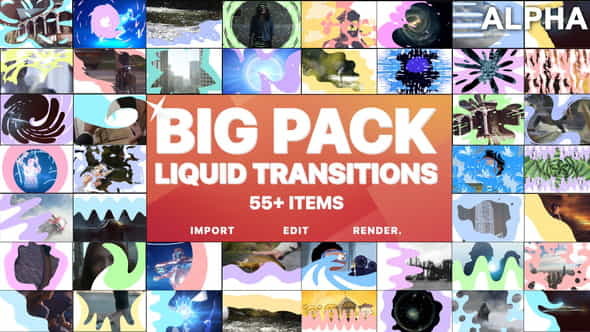 Liquid Transitions Big Pack | - VideoHive 23309878