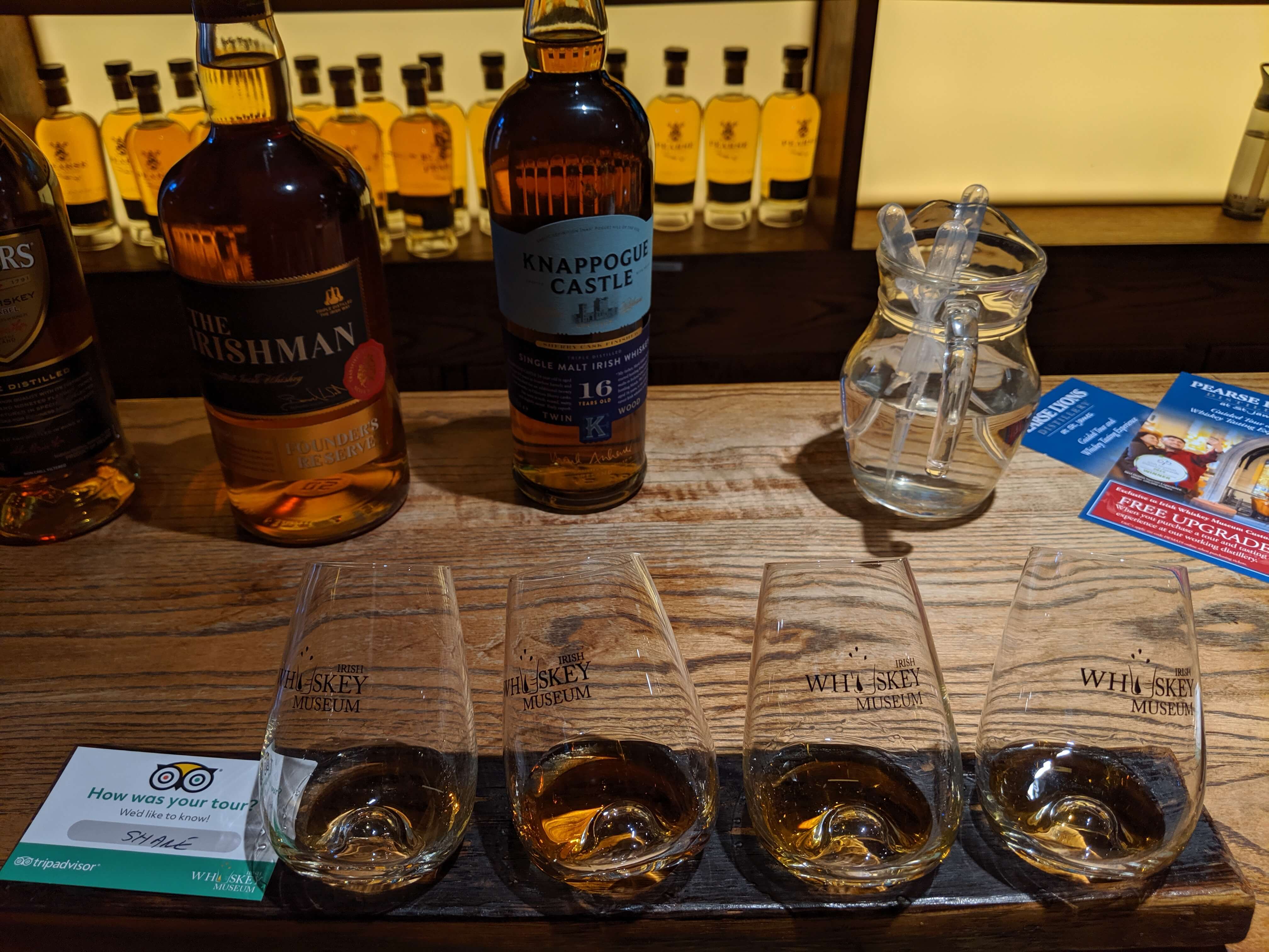 Irish Whiskey Museum Glasses