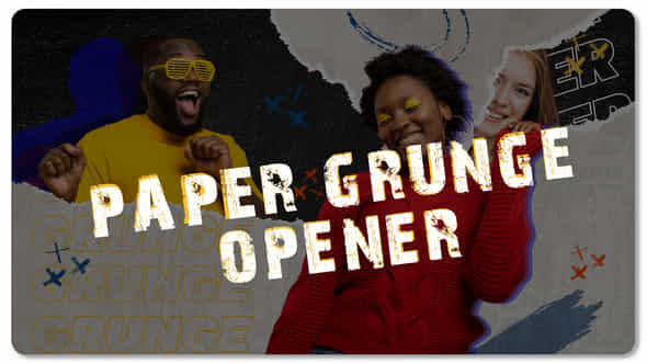 Paper Grunge Opener - VideoHive 49267537
