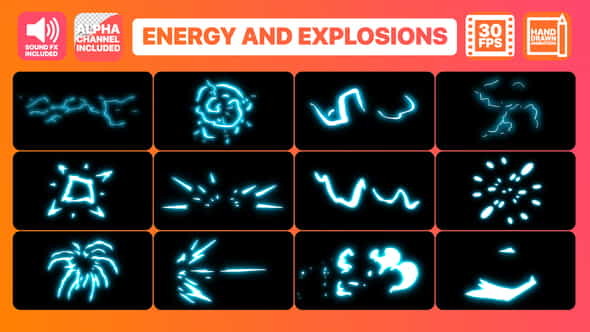 Energy And Explosion Elements | - VideoHive 22125709