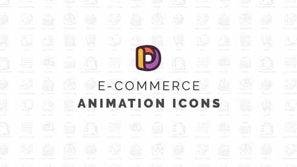 E-Commerce - Animation Icons - VideoHive 34760146