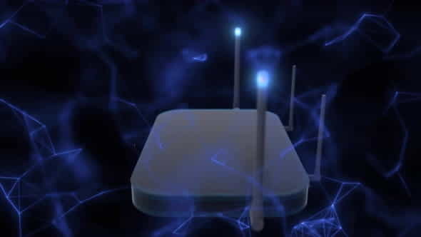 Modem Router 3d Scanning 4k - VideoHive 29549458