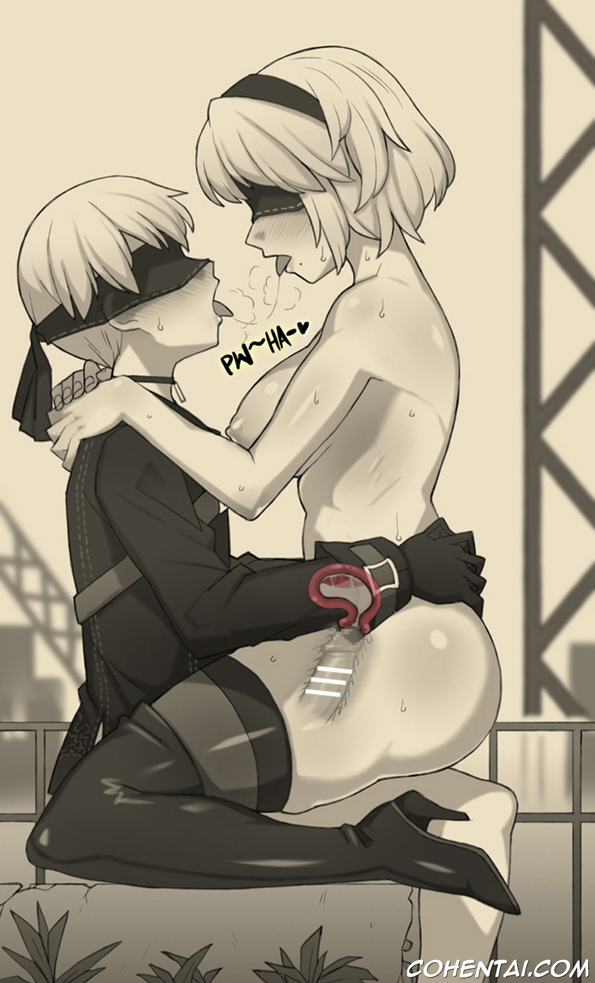 2B 9S (NieR:Automata) xxx comics manga porno doujin hentai español sexo 