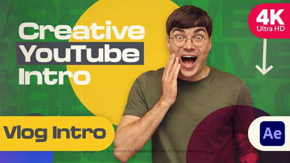 Creative YouTube Intro || Vlog - VideoHive 36200484