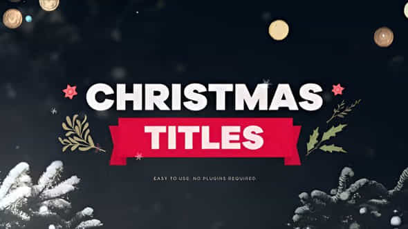 Christmas Titles - VideoHive 48568831