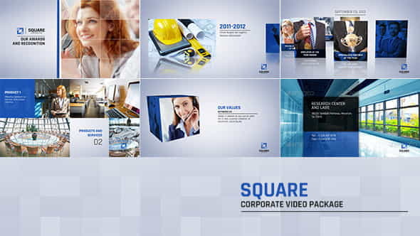 Square Corporate Video - VideoHive 10121305