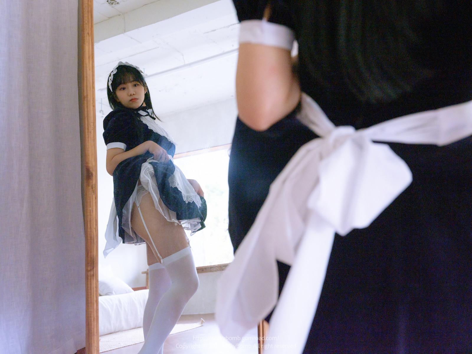 Yui 유이, [MilkyBomb] Maid Set.01(6)