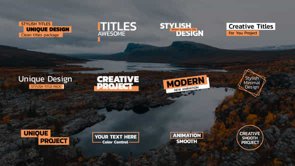 Modern Titles - VideoHive 45872753