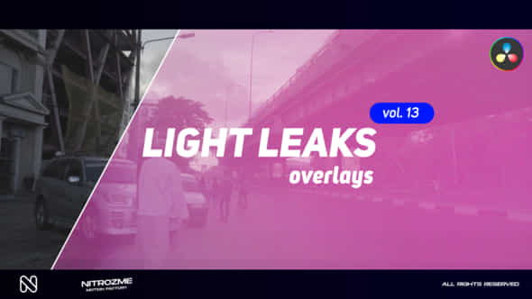 Light Leaks Overlays - VideoHive 48288870