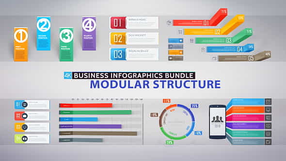 Business Infographics Bundle - VideoHive 19823192