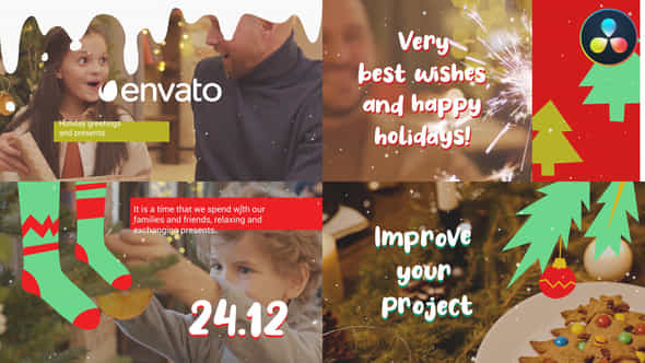 Christmas Greeting Scenes - VideoHive 42095803