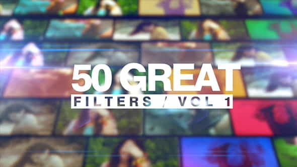 50 Great Filters - VideoHive 13649953