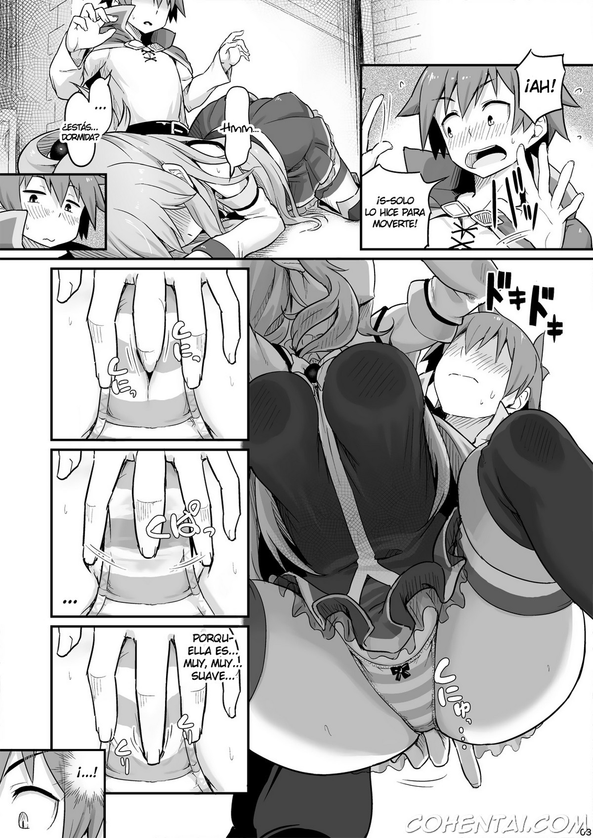 Damegami-sama wa Nomisugi ni Gochuui o! (Kono Subarashii Sekai ni Syukufuku o!) xxx comics manga porno doujin hentai español sexo 