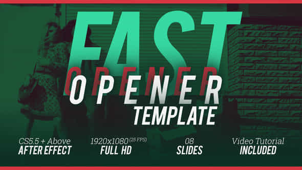 Fast Opener Template - VideoHive 22551141