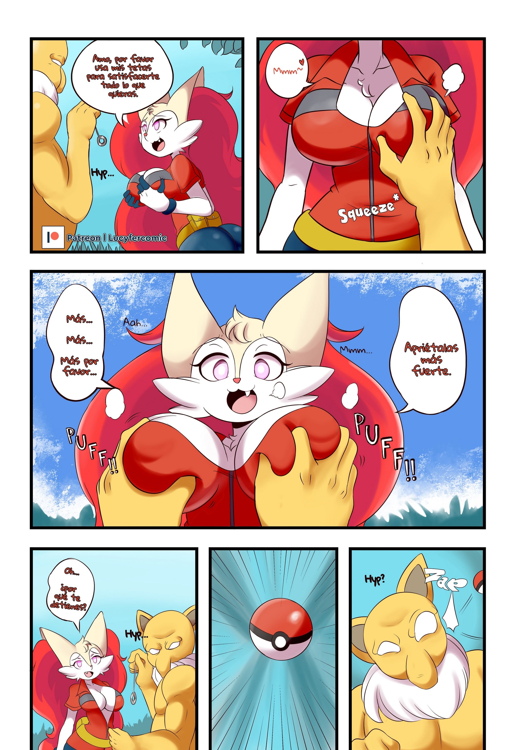 Trainer Braixen – Lucyfer-comic - 2