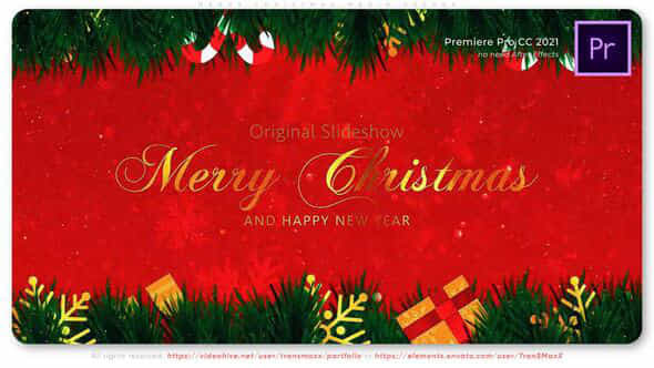 Merry Christmas Media Opener - VideoHive 49270143