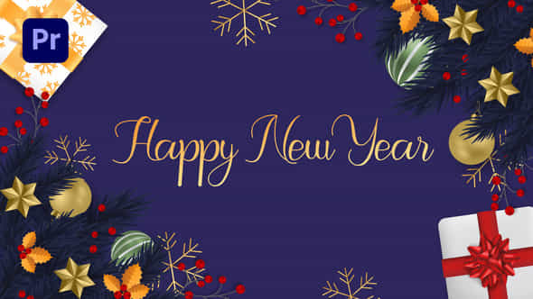 Happy New Year Mogrt - VideoHive 48828032