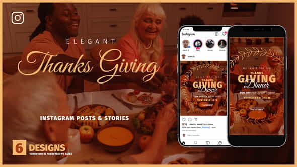 Thanksgiving Day Instagram Promo B136 - VideoHive 33828214