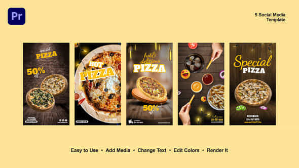 Pizza Instagram Reels - VideoHive 52603660