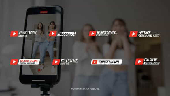 Social Titles Premiere Pro - VideoHive 48870108