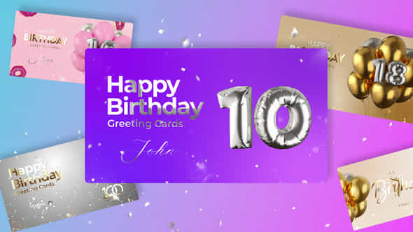 Happy Birthday Greeting - VideoHive 40194402