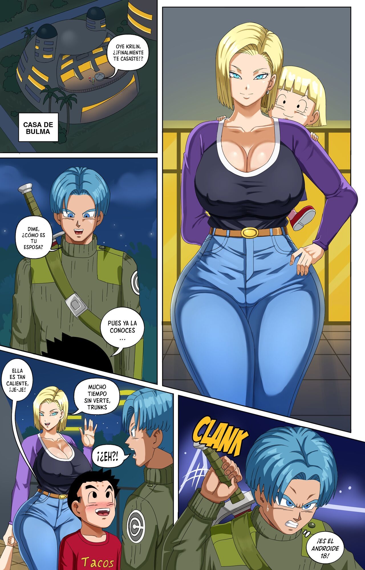 [Pink Pawg] Meeting Android 18 Yet Again Conociendo Al Androide 18 ¡Una Vez Más! (Dragon Ball Super) [Spanish] [Mister_Dark]