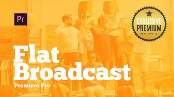 Broadcast Pack Flat for Premiere - VideoHive 23921384