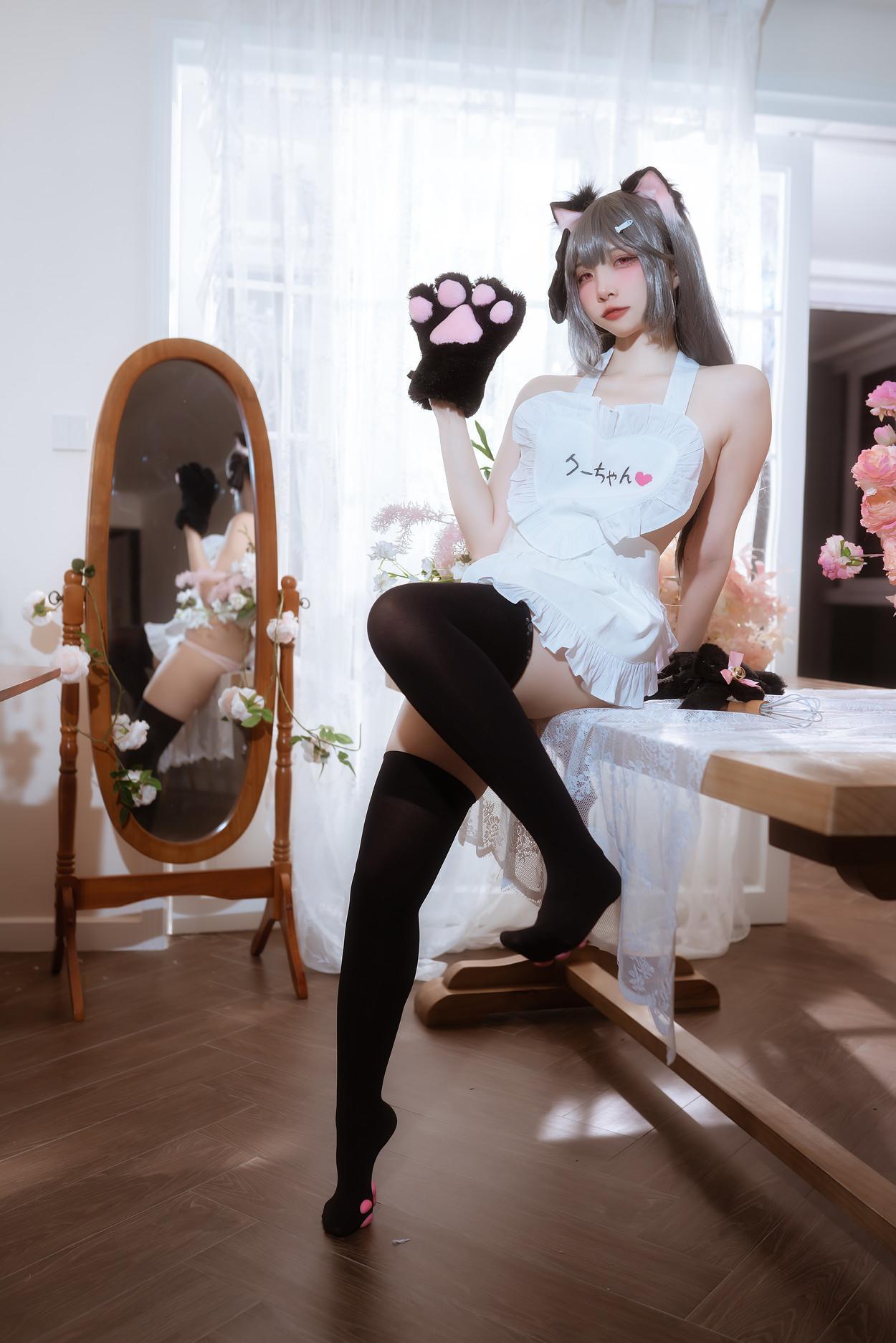 Cosplay 二佐Nisa 碧蓝水星纪念围裙(26)