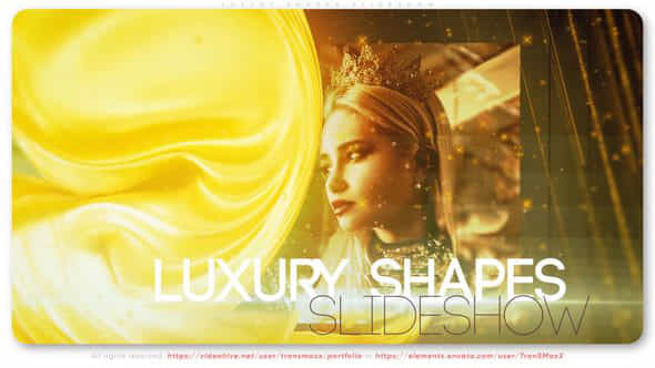 Luxury Shapes Slideshow - VideoHive 45469512