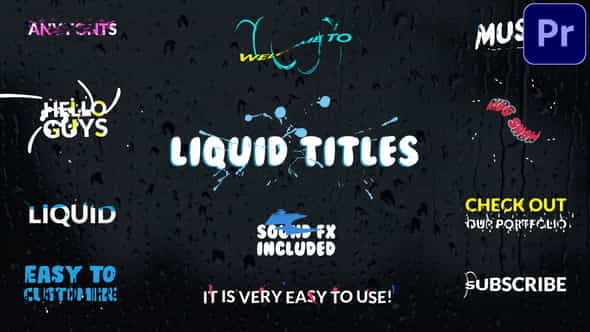 Liquid Titles | Premiere Pro - VideoHive 29350556