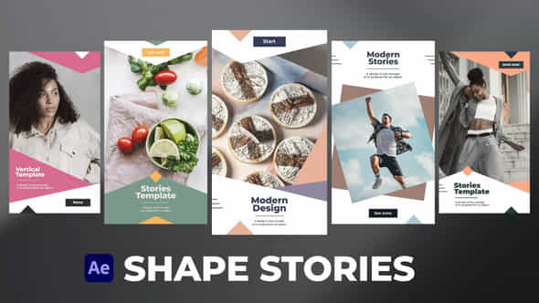 Shape Stories For After Effects - VideoHive 55627110