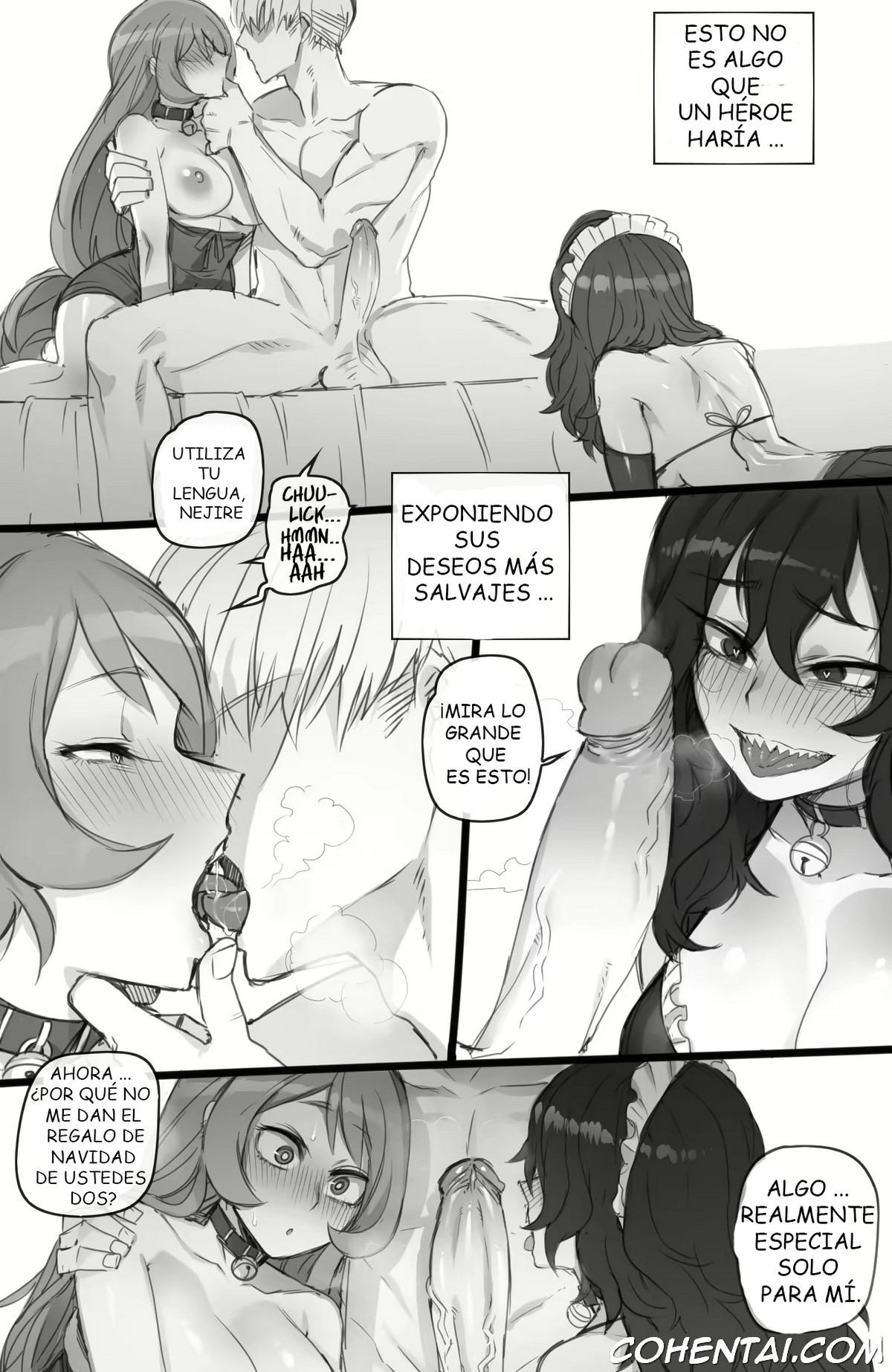 MY HERO Christmas HAREM (Boku no Hero Academia) xxx comics manga porno doujin hentai español sexo 