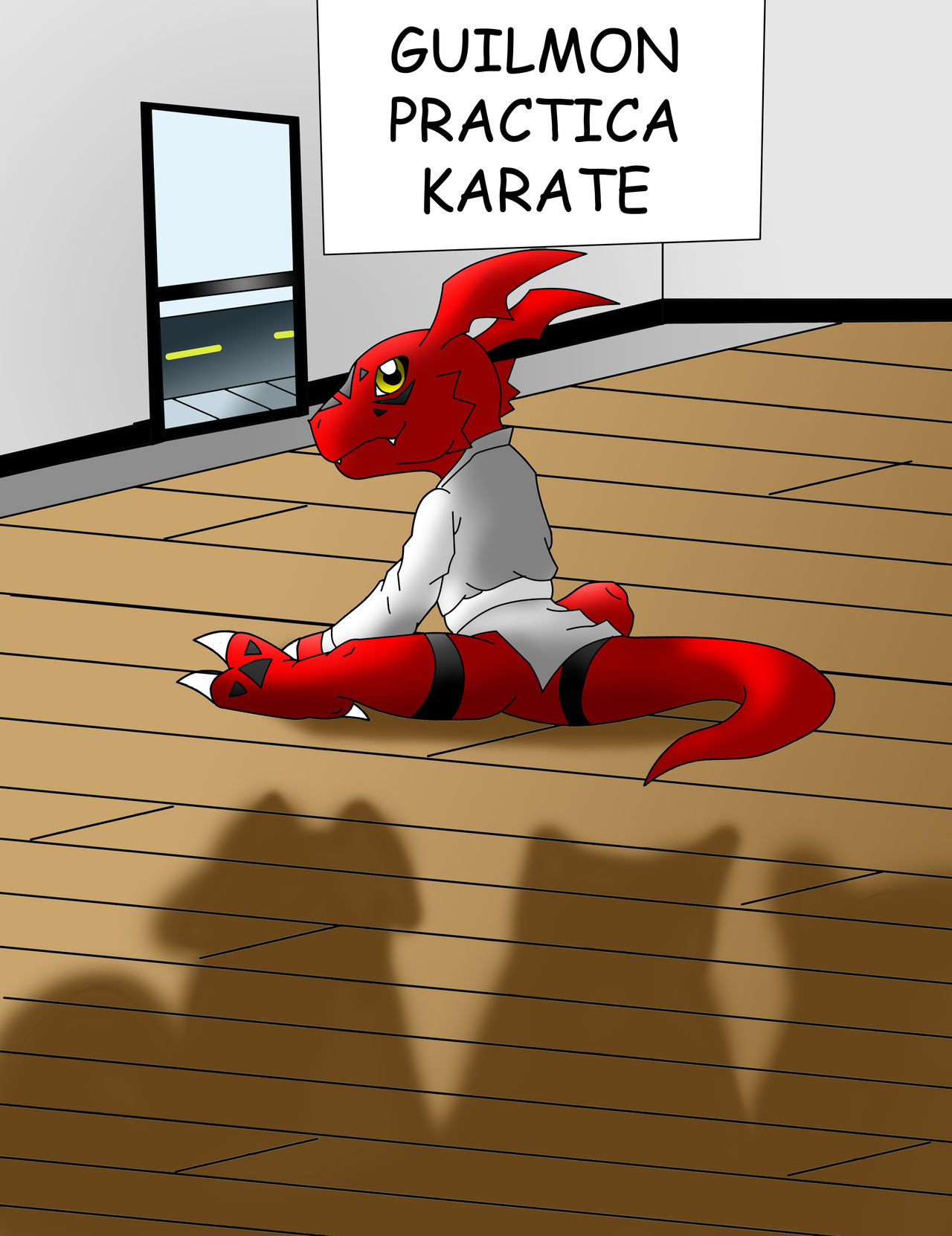 Guilmon Practica Karate - 0