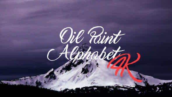 Oil Paint Alphabet - VideoHive 19349356