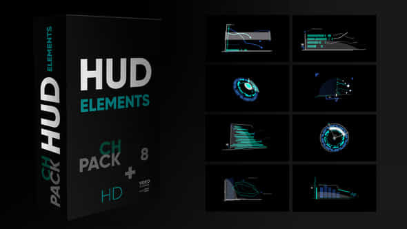 HUD Elements - VideoHive 36169848