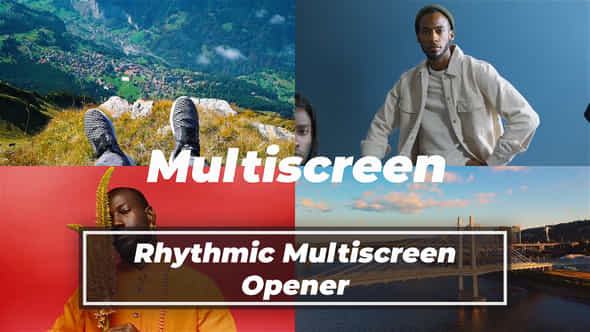 Rhythmic Multiscreen Opener - VideoHive 50771908