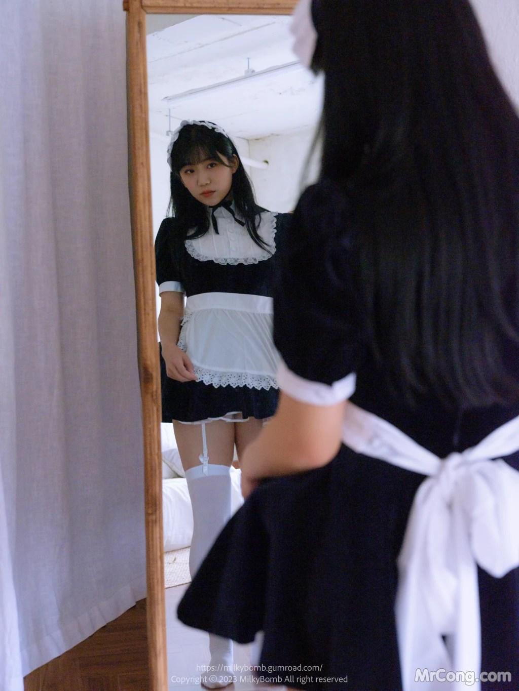 [MilkyBomb] Yui: Vol.3 Maid (291 photos )(135)