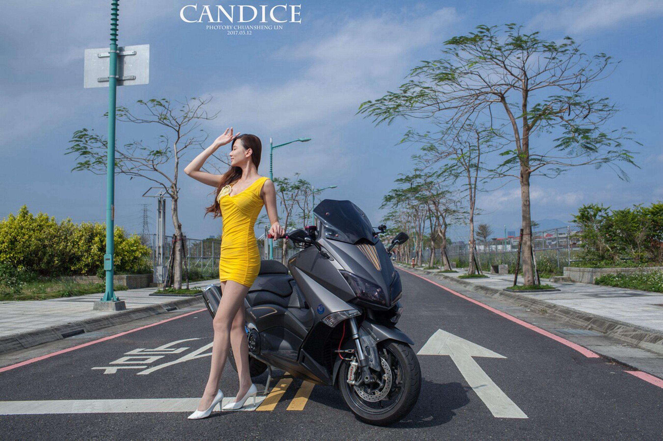 蔡译心Candice《动感时尚机车女郎》 [台湾女神] 写真集(2)