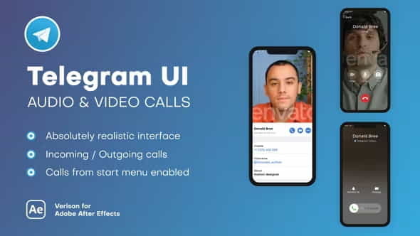 Telegram UI - - VideoHive 38541058