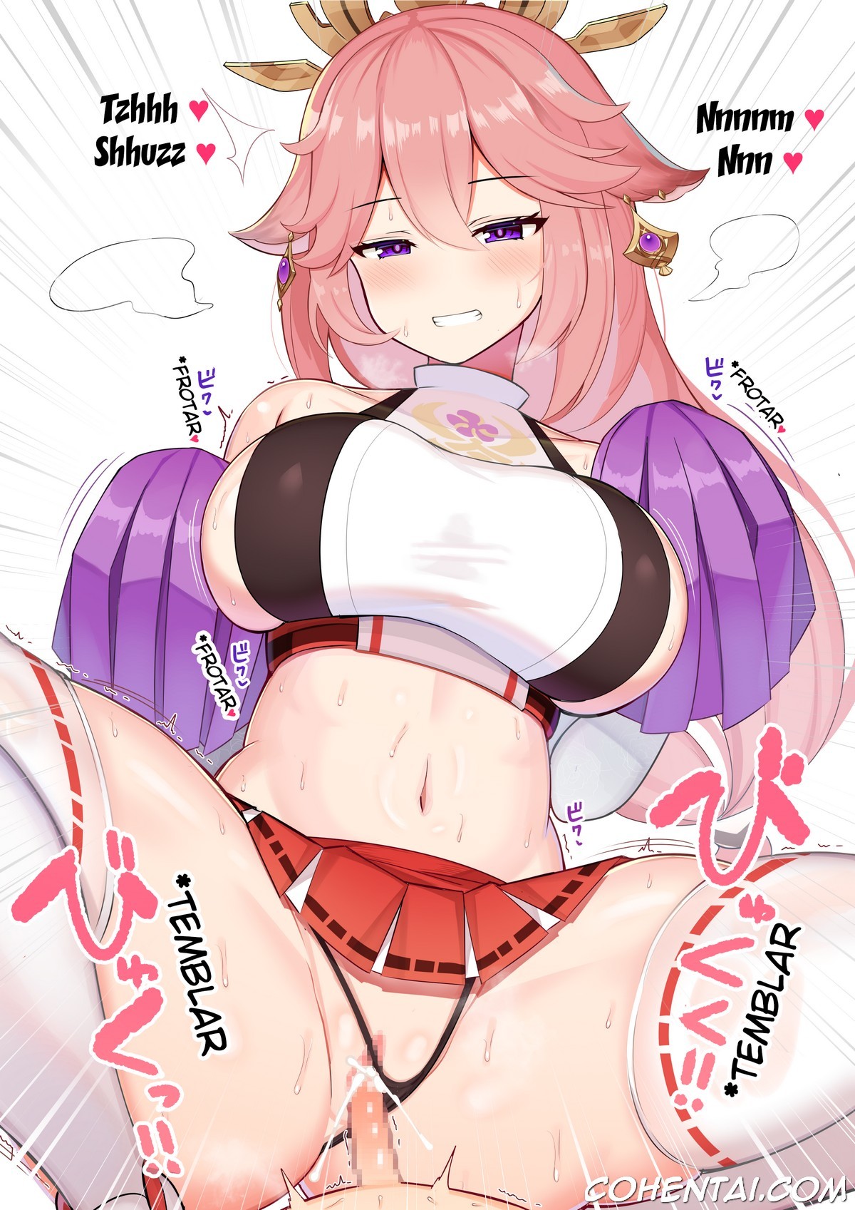 Yae Miko (Genshin Impact) xxx comics manga porno doujin hentai español sexo 