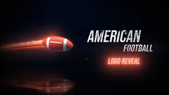 American Football Logo Intro - VideoHive 35585927