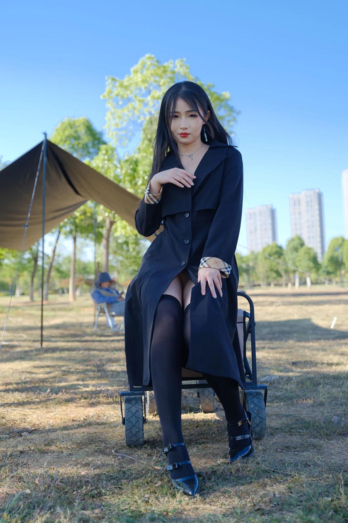 小泽 – 黑丝御姐 户外露出 Set.02(1)