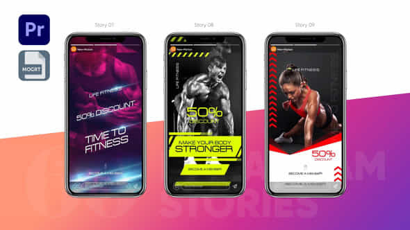 Sport Instagram Stories - VideoHive 43293761