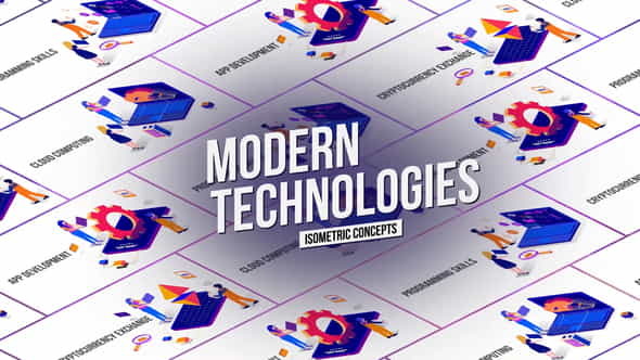Tecnology - Isometric Concept - VideoHive 26531155