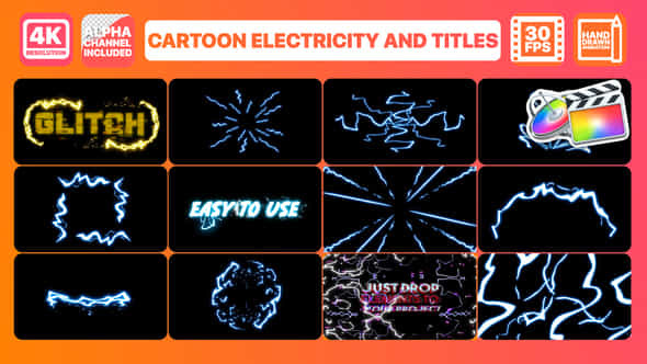 Cartoon Electricity - VideoHive 28484080