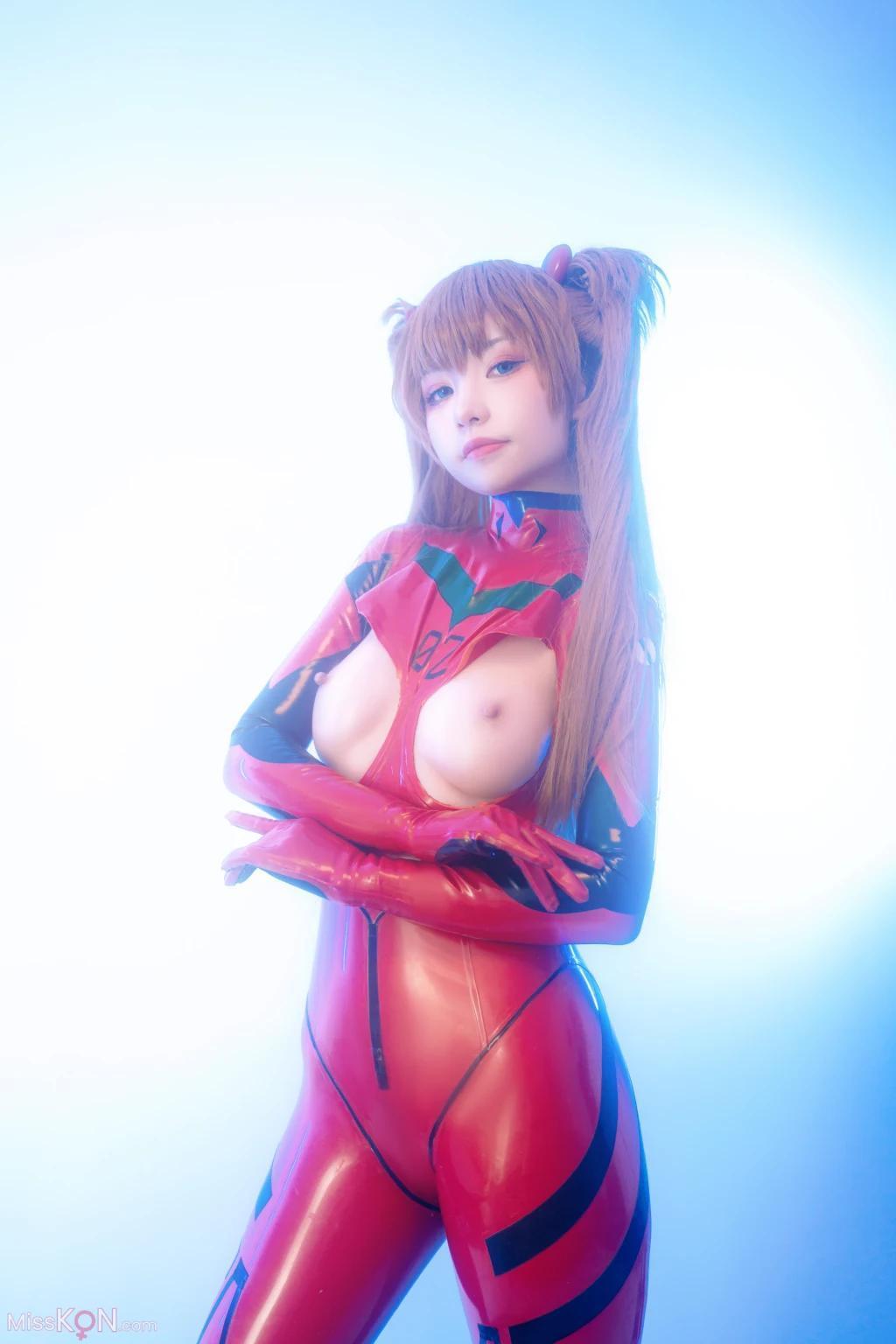 Coser@爆机少女喵小吉 (Nekokoyoshi): 明日香 人类补奸计划 (80 photos )(38)
