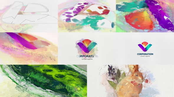 Logo In Paint - VideoHive 28530476