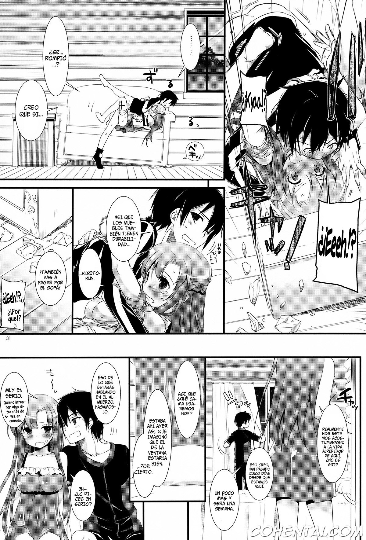 D.L. action 71 (Sword Art Online) xxx comics manga porno doujin hentai español sexo Asuna Yuuki Kazuto Kirigaya | Kirito Sword Art Online