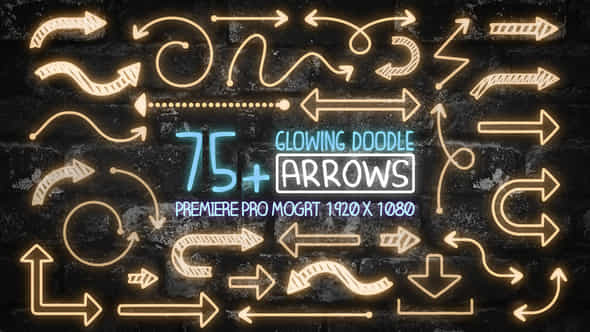 75 Glowing Doodle - VideoHive 43939359