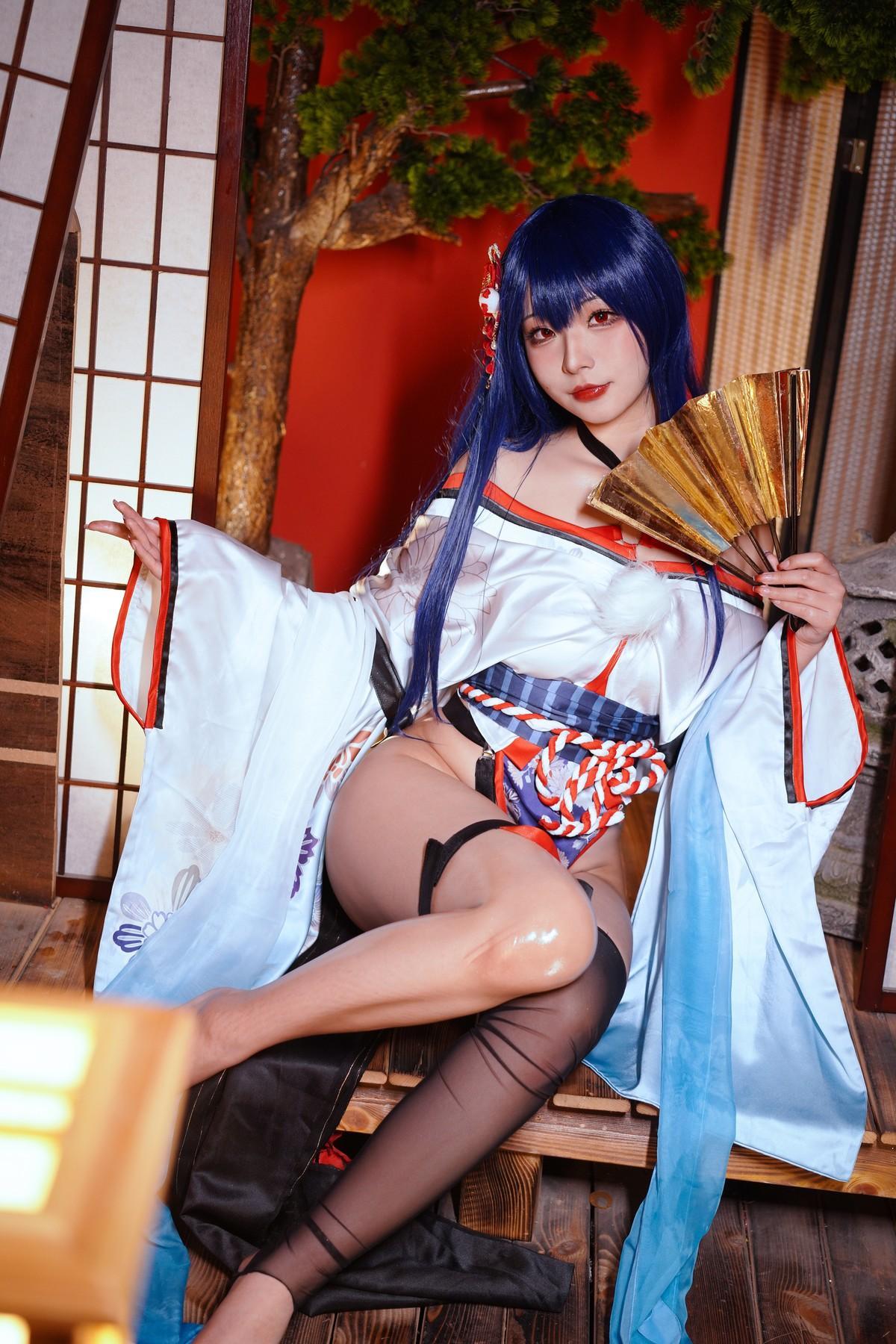 Cosplay Yuuhui玉汇 EroPhone Re 真子-和服抹油 Set.01(31)